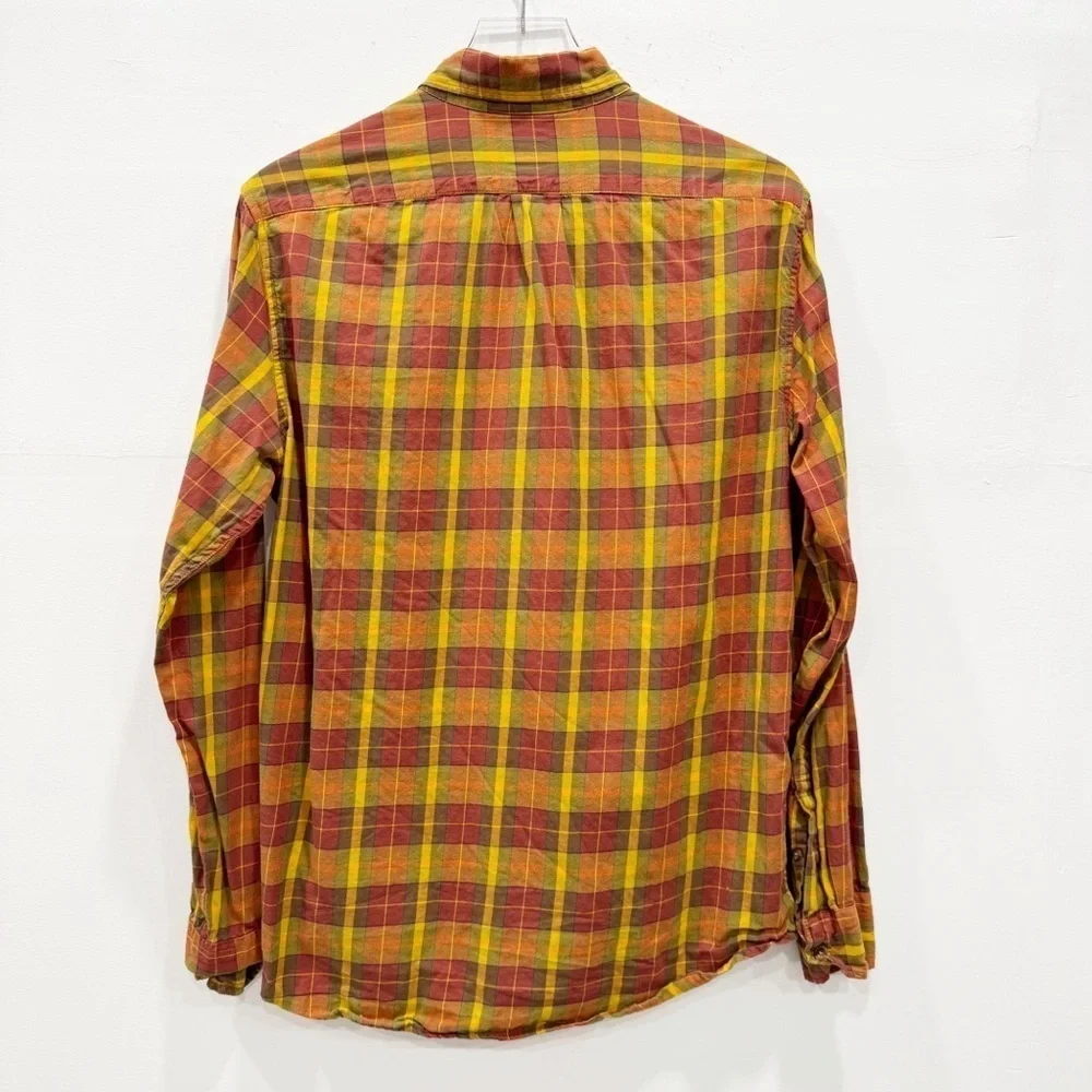 J. Crew Men’s Slim Brushed Twill Shirt Long Sleeve Long Sleeve Medium Cotton